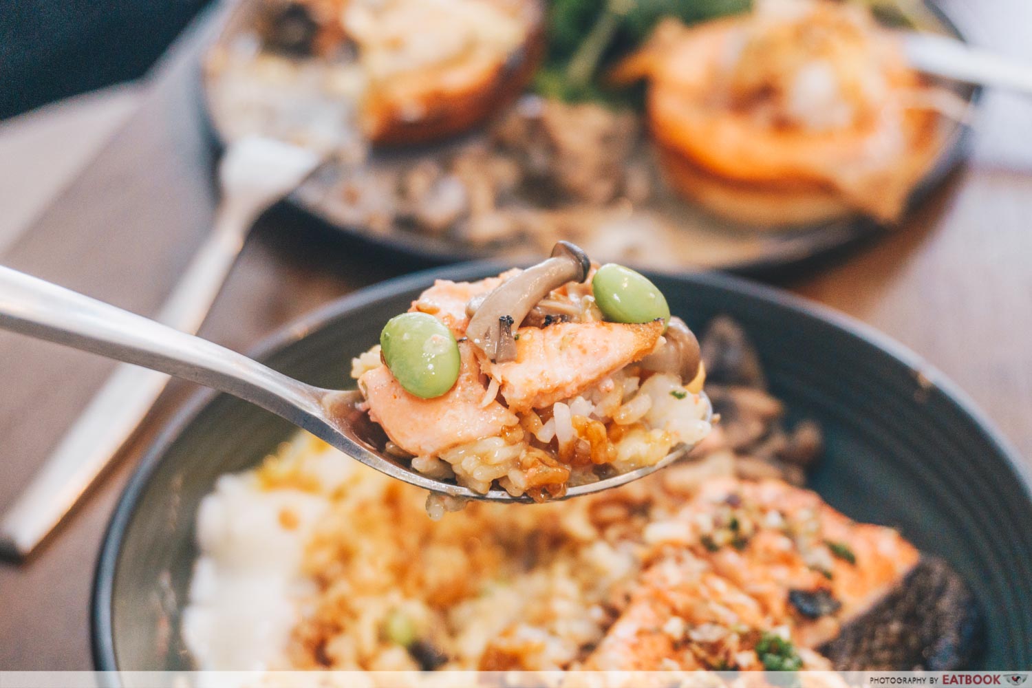 Spoonful of Torched Mentaiko Salmon Rice Bowl