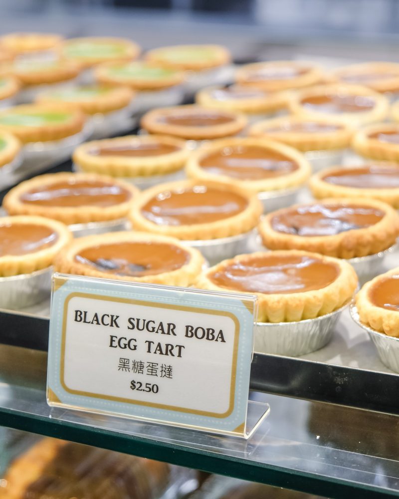 boba egg tart