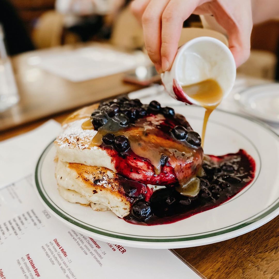 crêpes pour le petit déjeuner de Clinton street