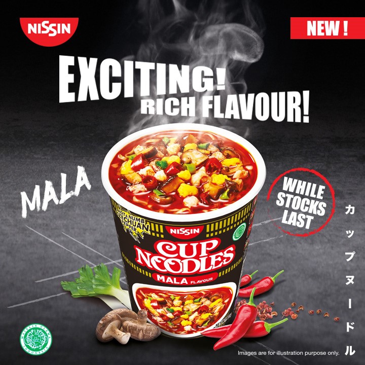 nissin mala cup noodles