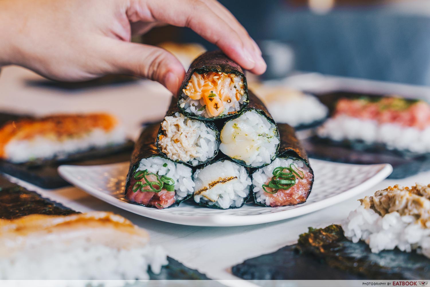 rappu sushi - handroll course