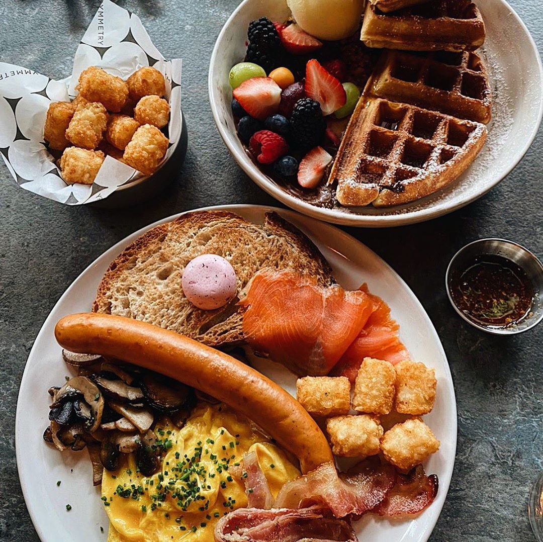 petit déjeuner symétrie