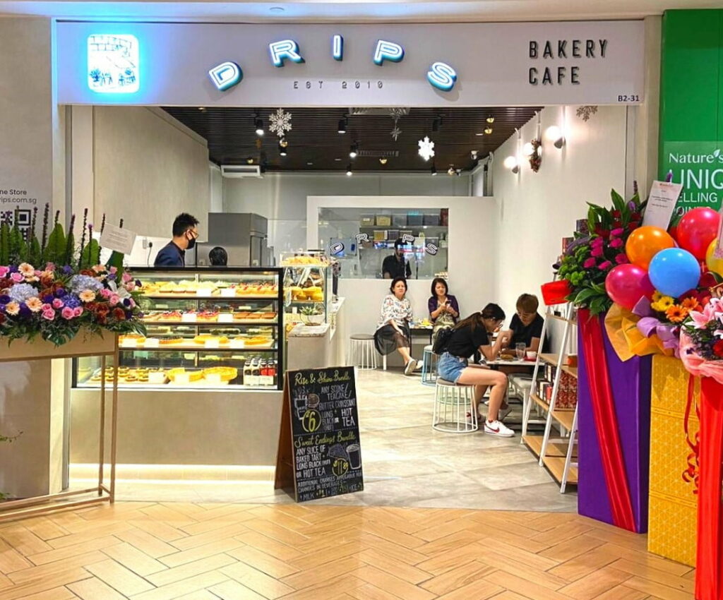 Drips Bakery Café Heritage Tart And Cake Store Has New Outlet At Ngee