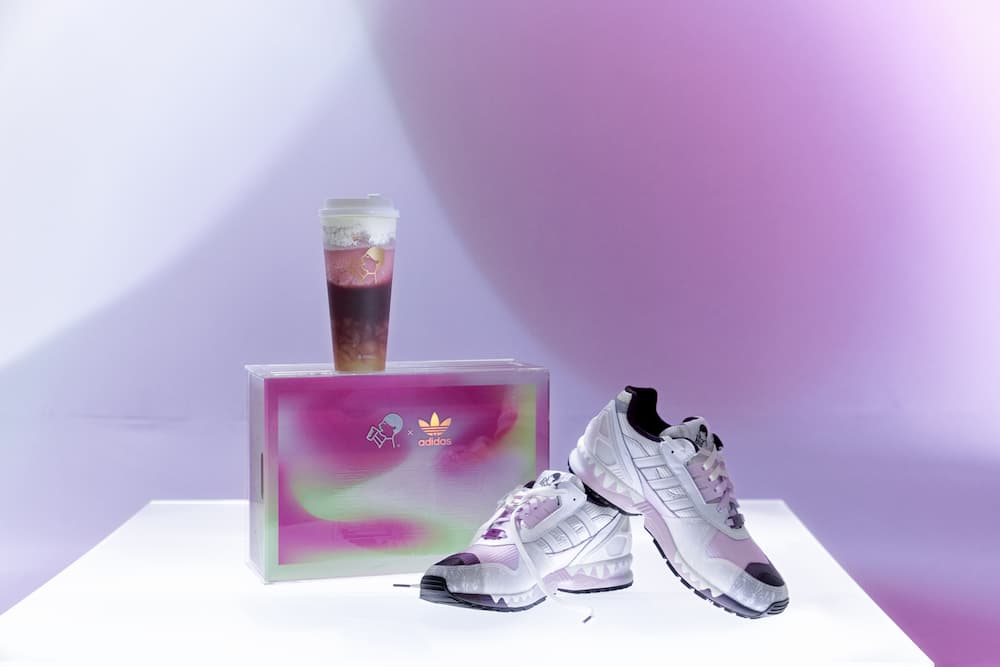 HEYTEA x adidas sneakers