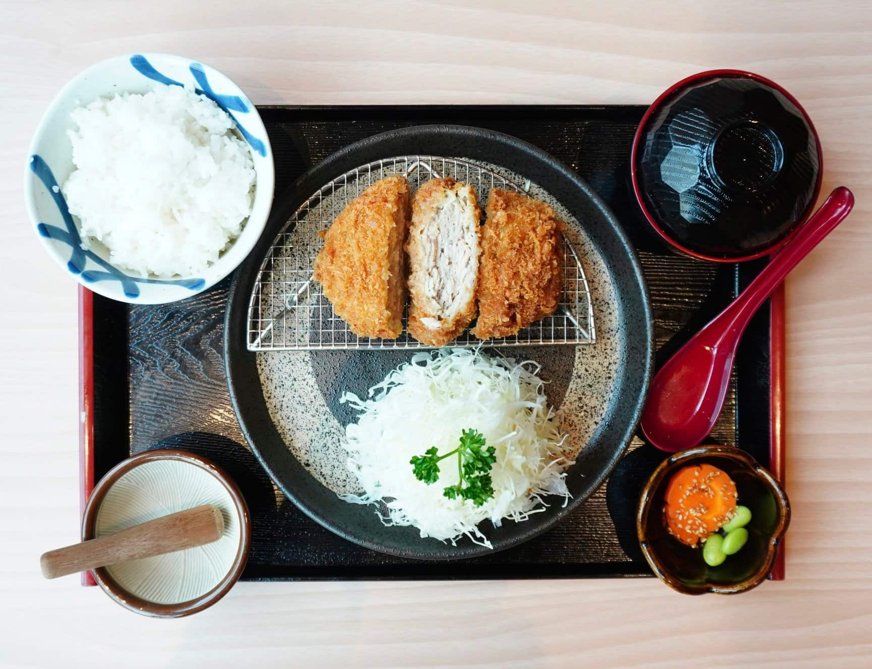 Kimukatsu Set with Rice (1)