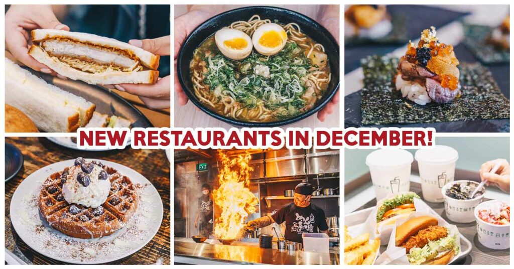 NEW RESTAURANTS IN DECEMBER