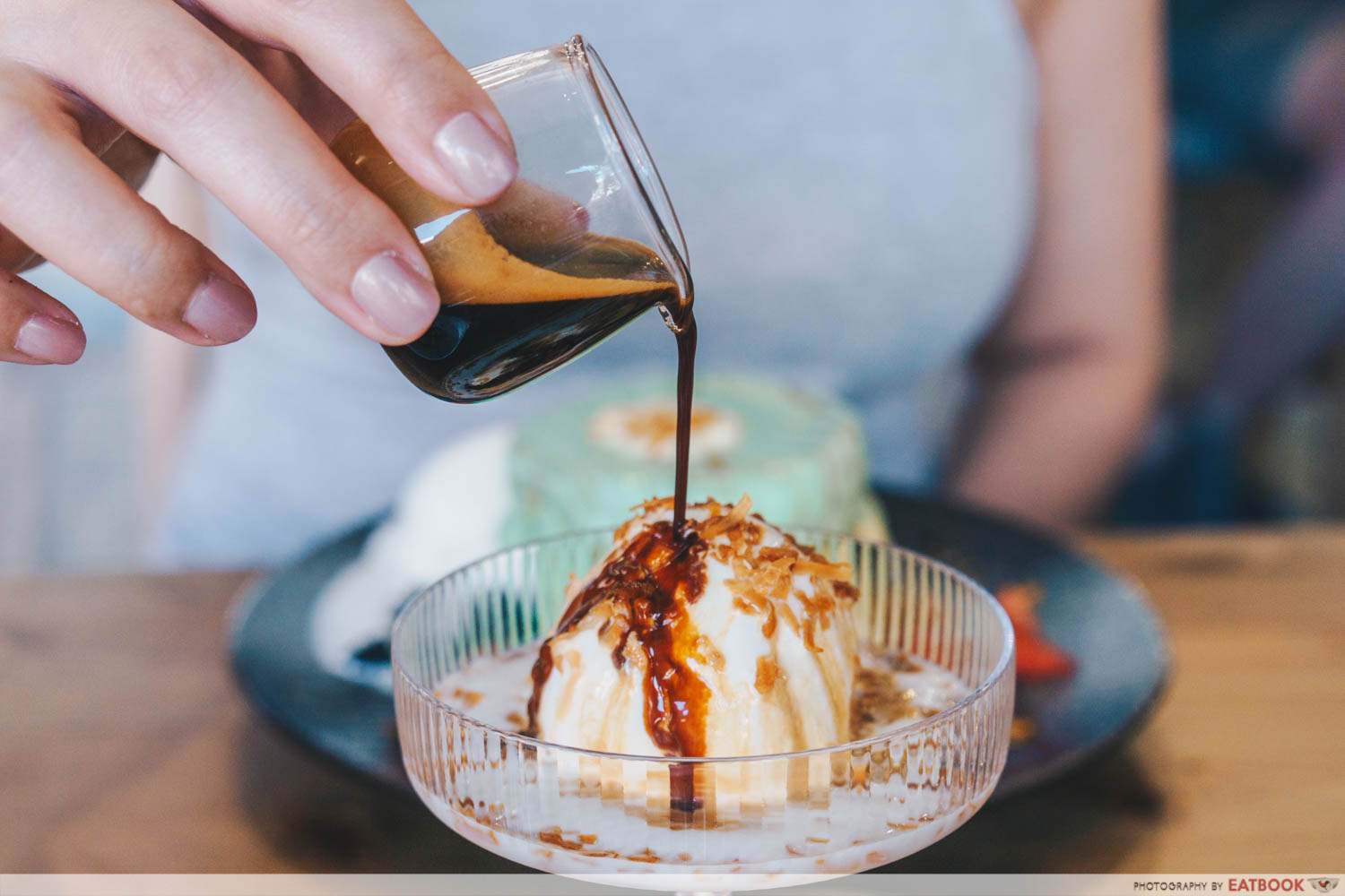 coconut affogato