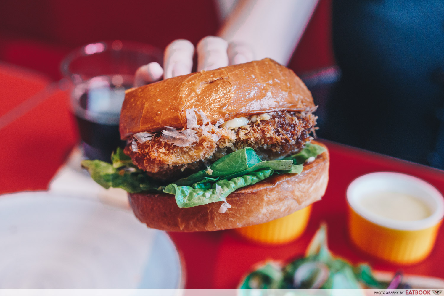 Pork Katsu Okonomiyaki Burger