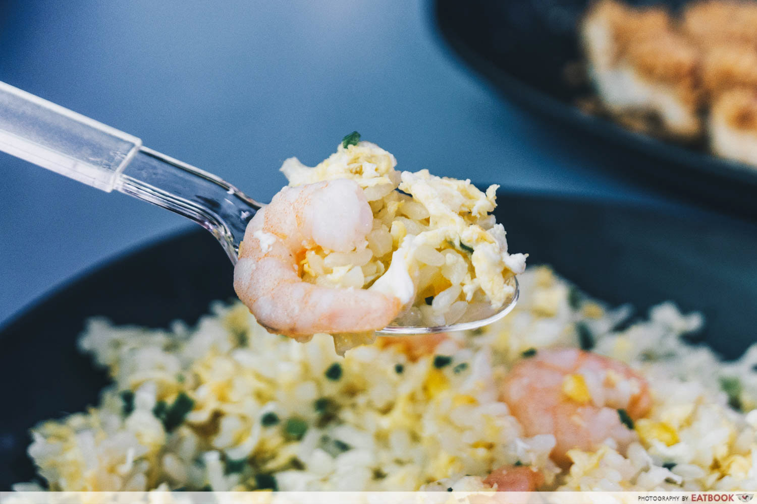 egg fried rice with shrimp