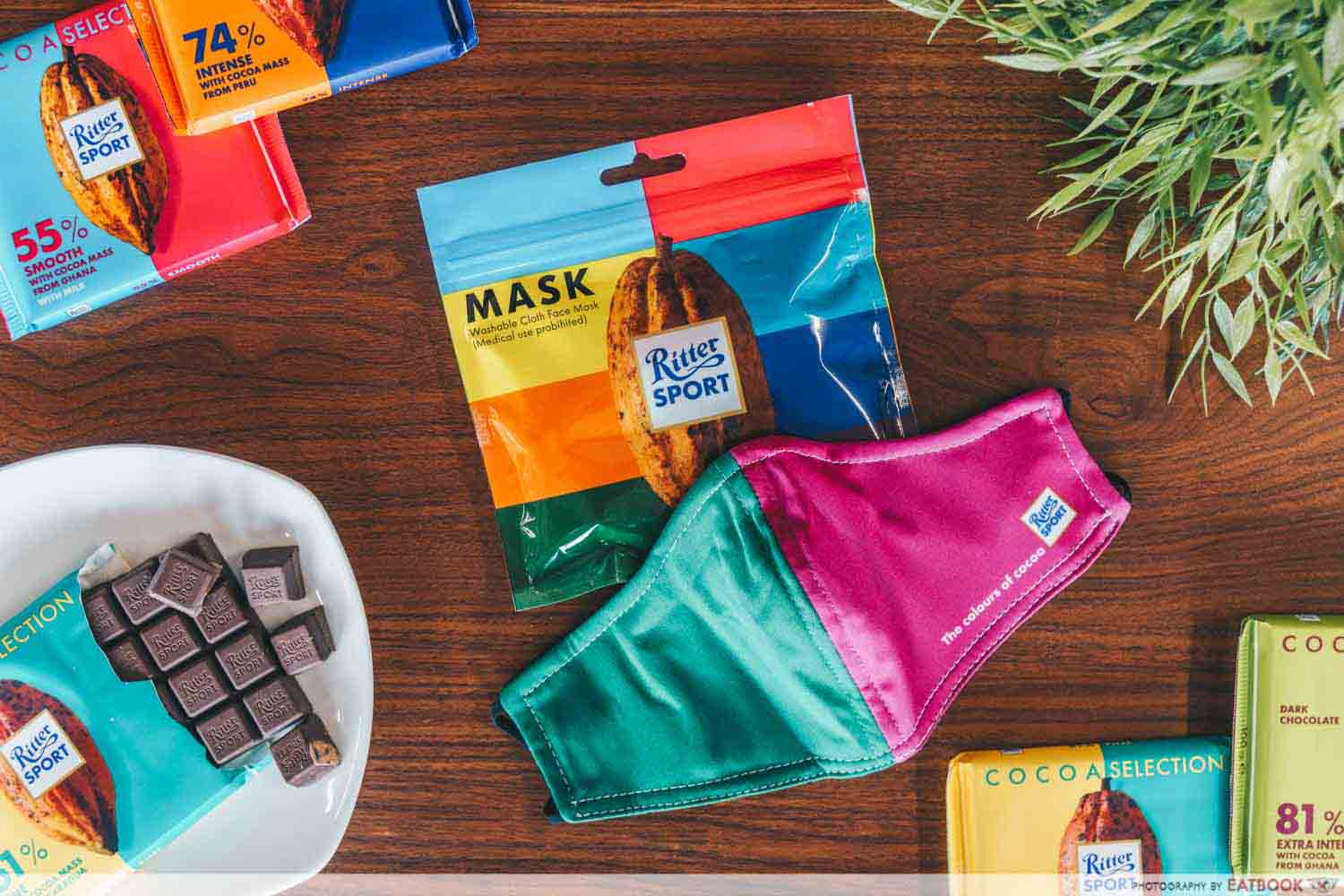 Ritter Sport - two tone mask