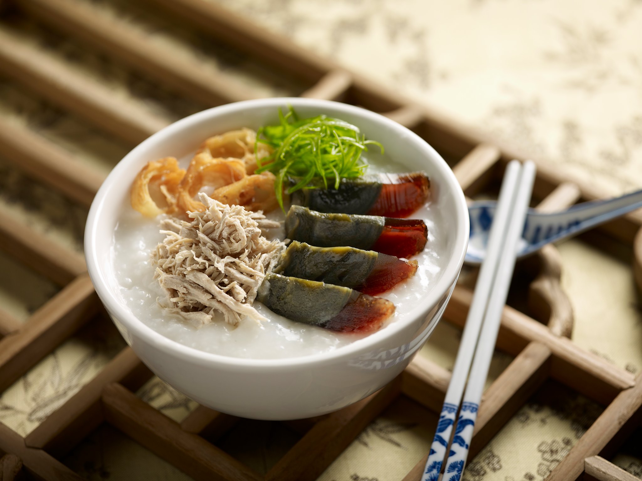 century egg porridge