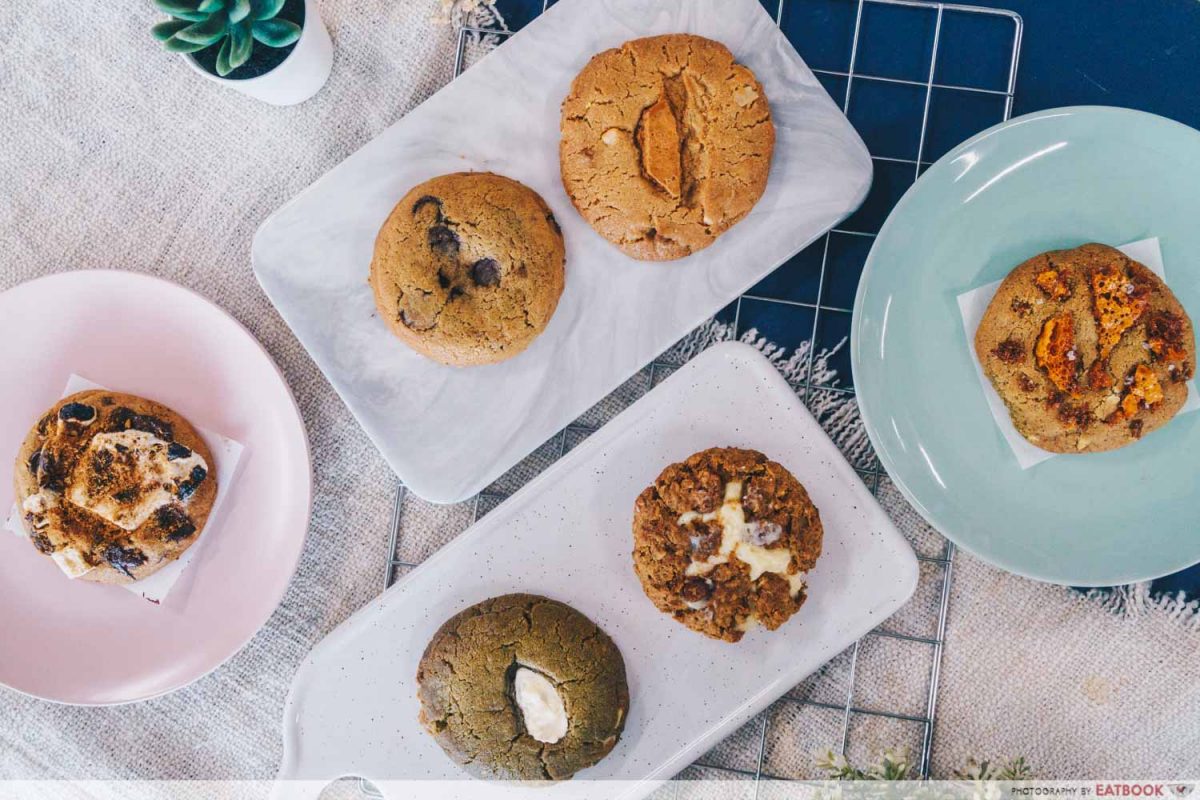 cookie guilt flatlay