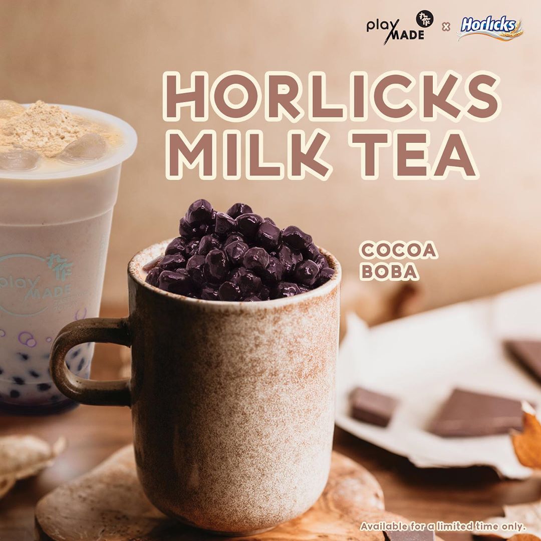 horlicks milk tea playmade