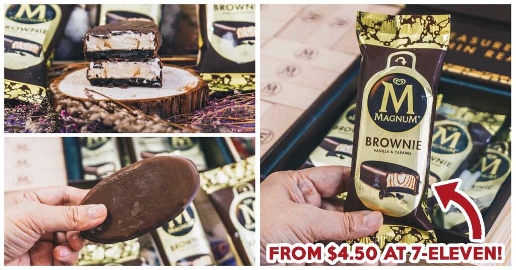 Magnum Has New Limited Edition Ice Cream Brownies At 7Eleven