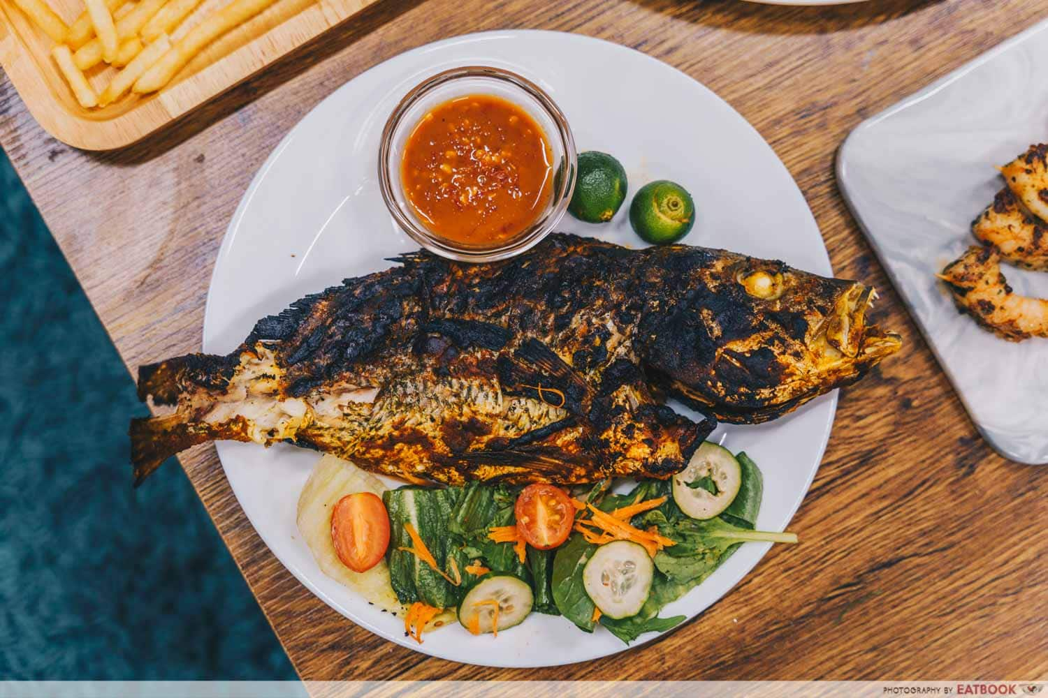 sentosa grillfest whole seabass