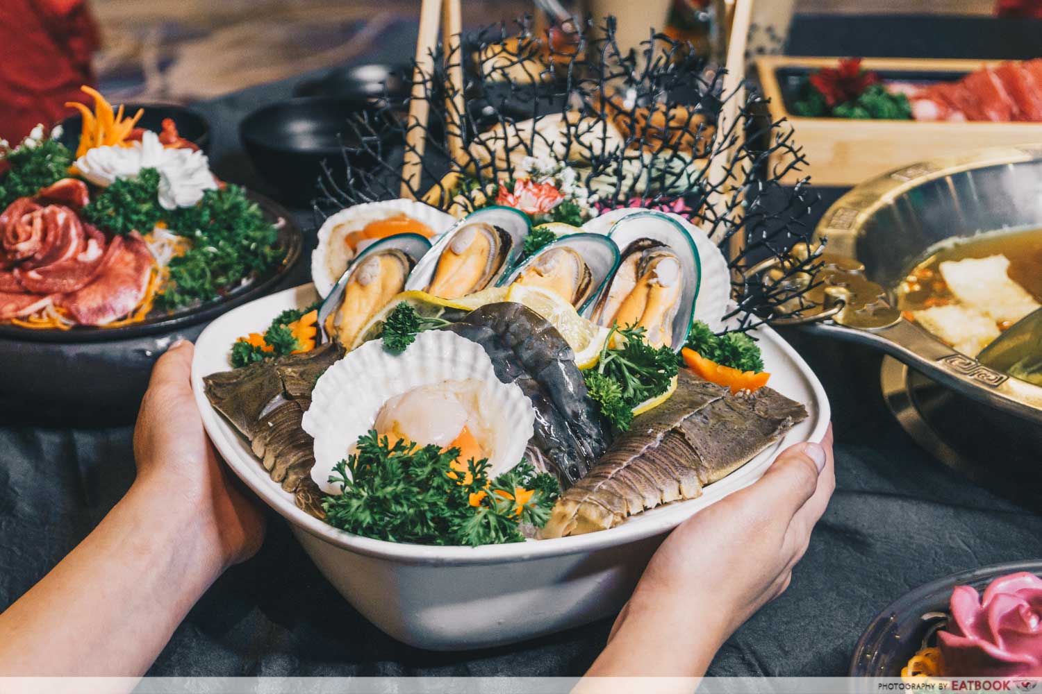 yanxi palace steamboat seafood platter