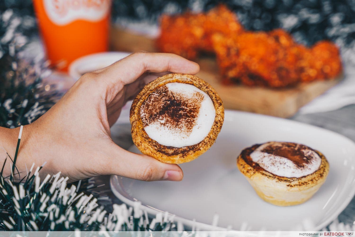 kfc marshmallow chocolate hazelnut egg tart