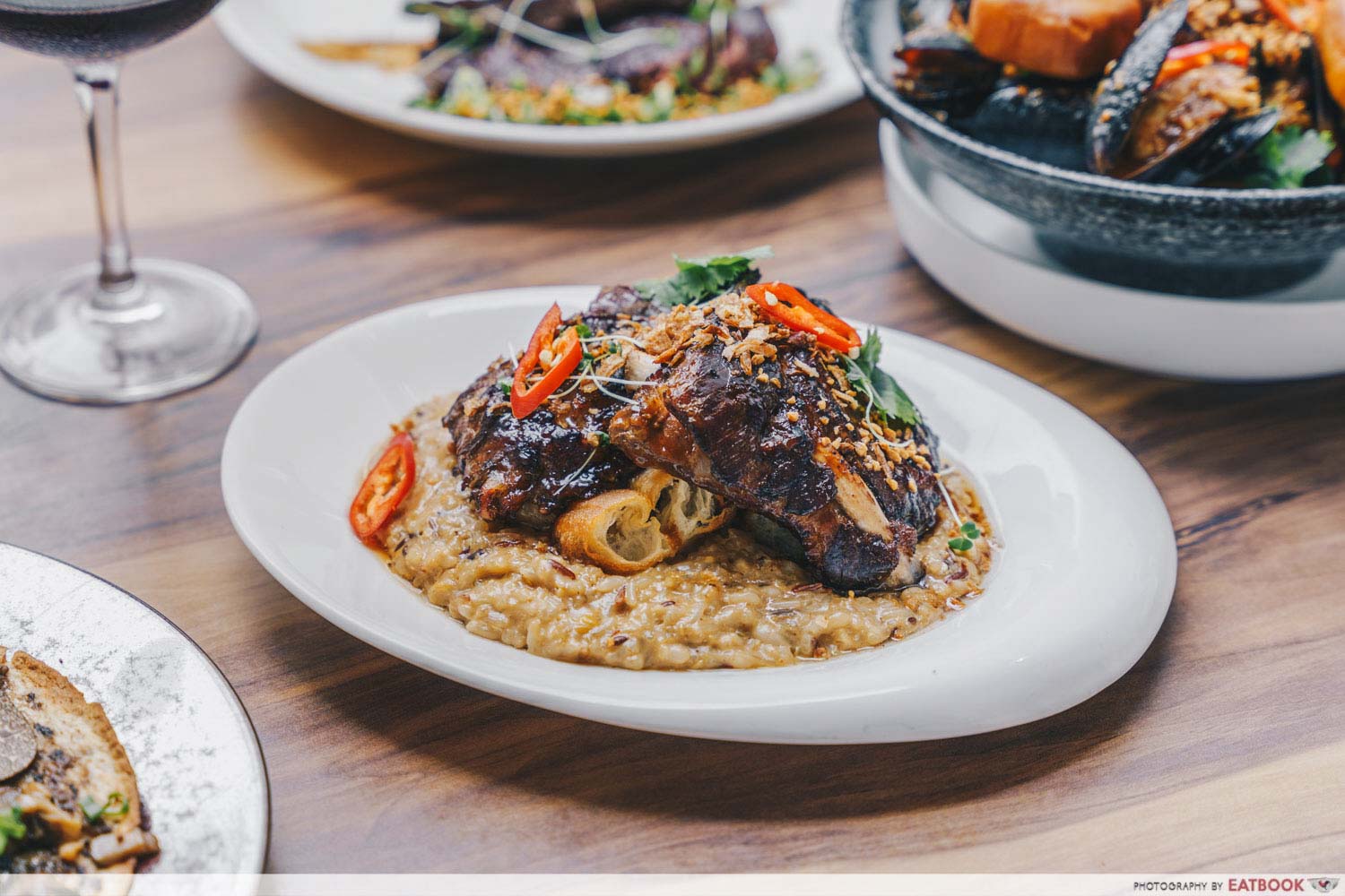 International Dishes - bak kut teh risotto