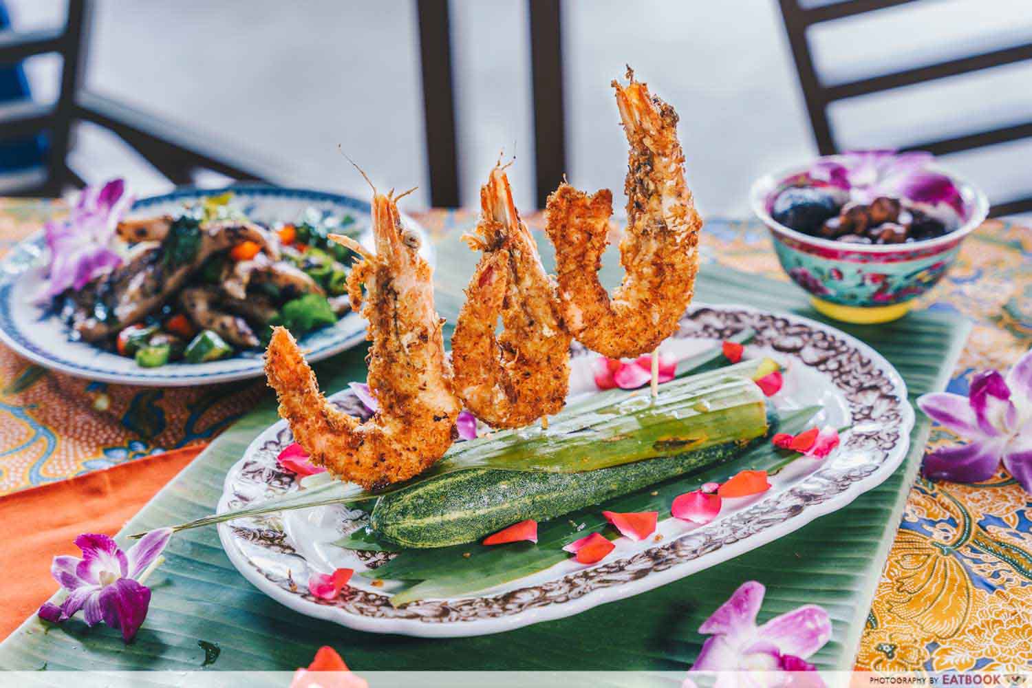 International Dishes - coconut jacket prawns