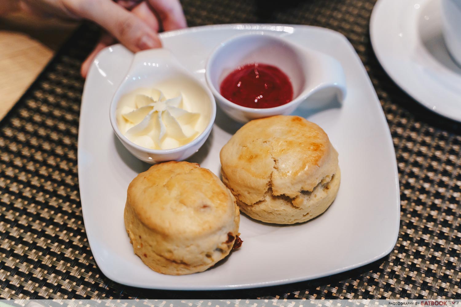 Plain and Bak Kwa Scones