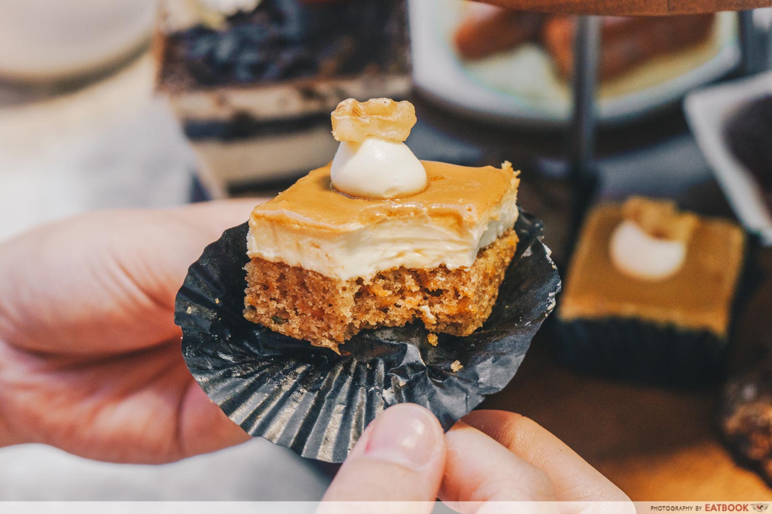 cedele afternoon tea - speculoos carrot cake