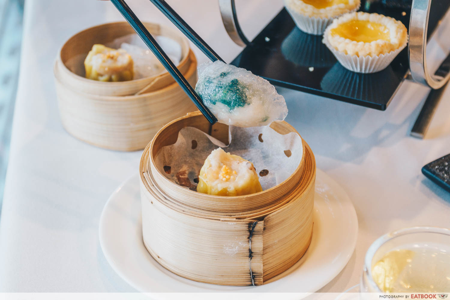 jumbo seafood afternoon tea - prawn dumplings