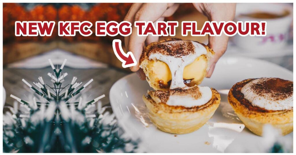 kfc marshmallow chocolate hazelnut egg tart