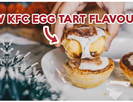 kfc marshmallow chocolate hazelnut egg tart