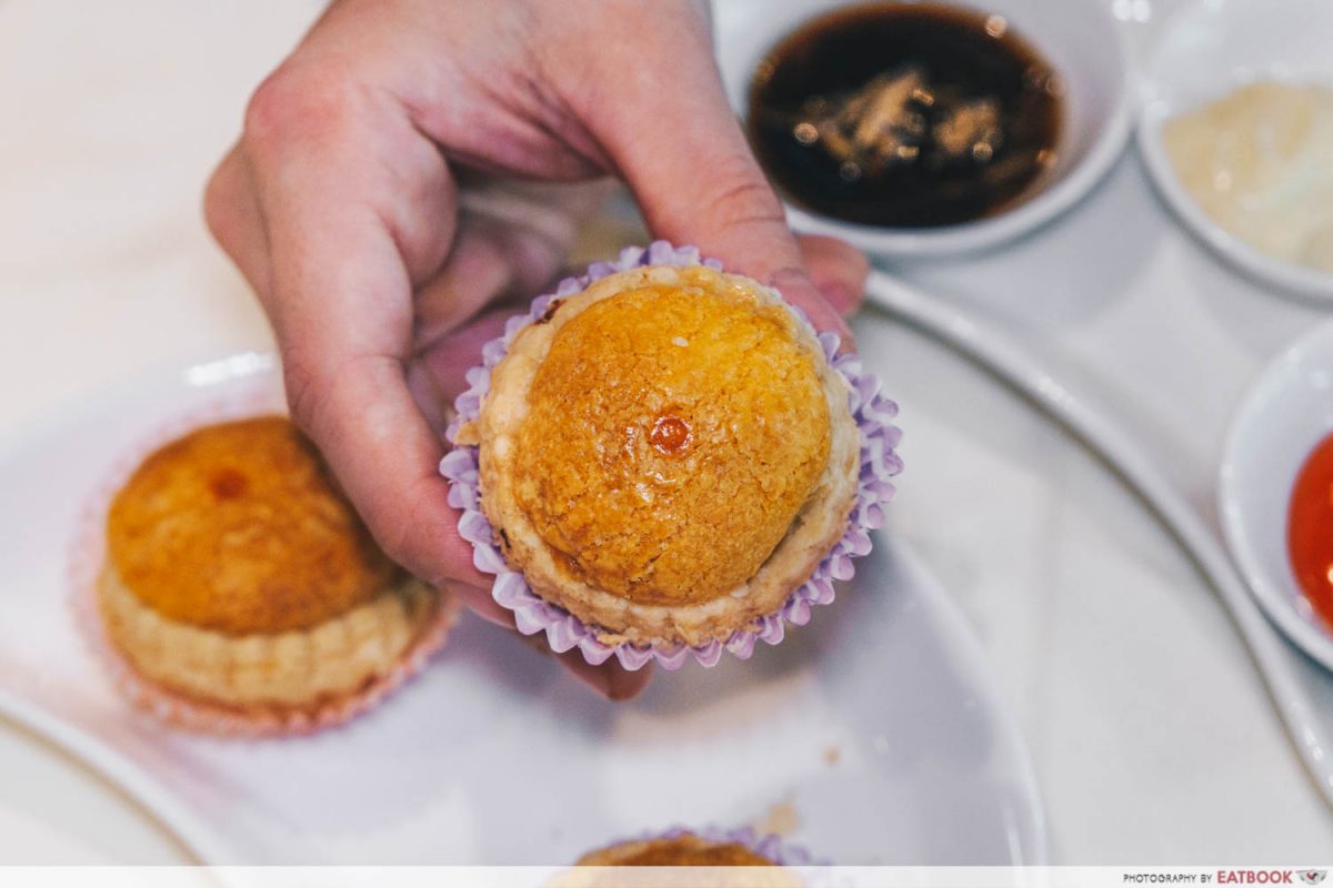 pineapple char siew tart