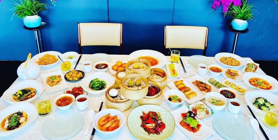 Jing Seafood Restaurant - Food spread