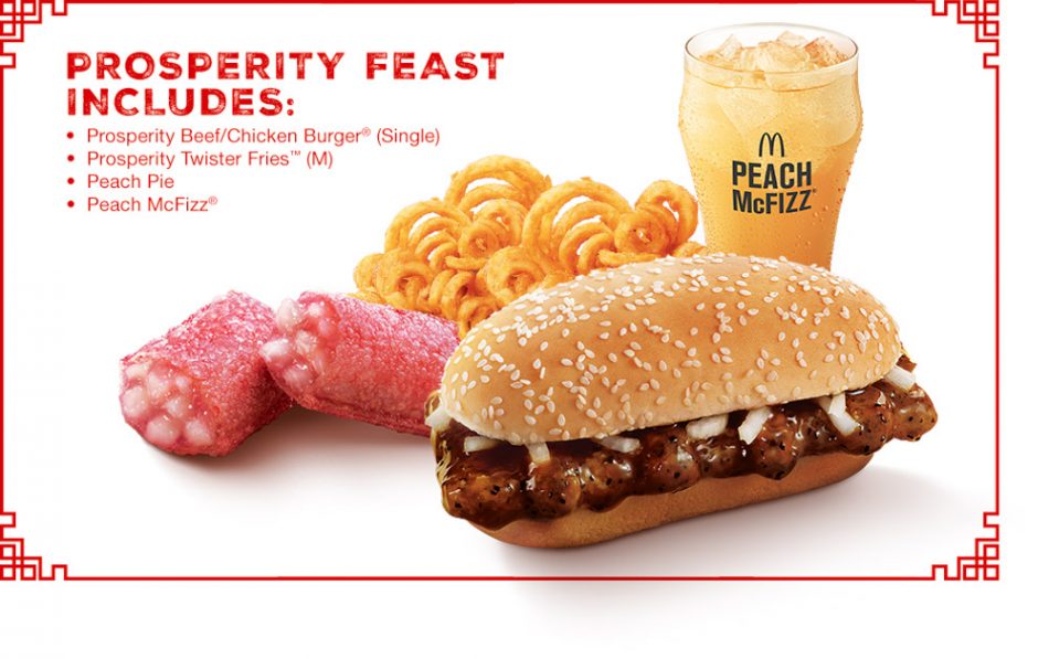 MCDONALDS PROSPERITY FEAST