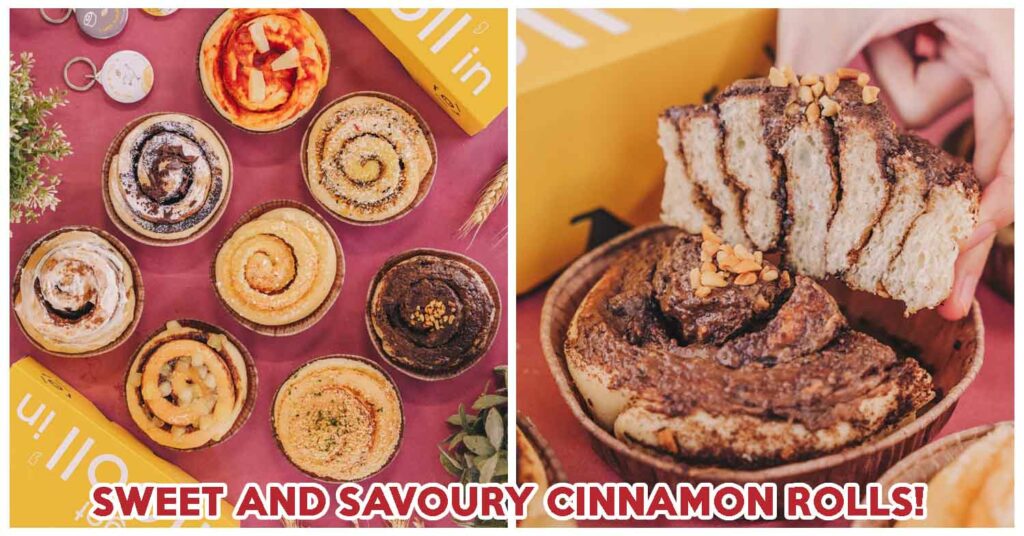 Rroll New Cinnamon Bun Bakery In Jewel Changi Has Flavours Such As