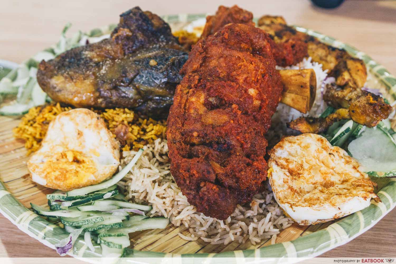 Bismi Briyani Review: XXL Briyani Platter With Lamb Shank, Lamb Chop ...