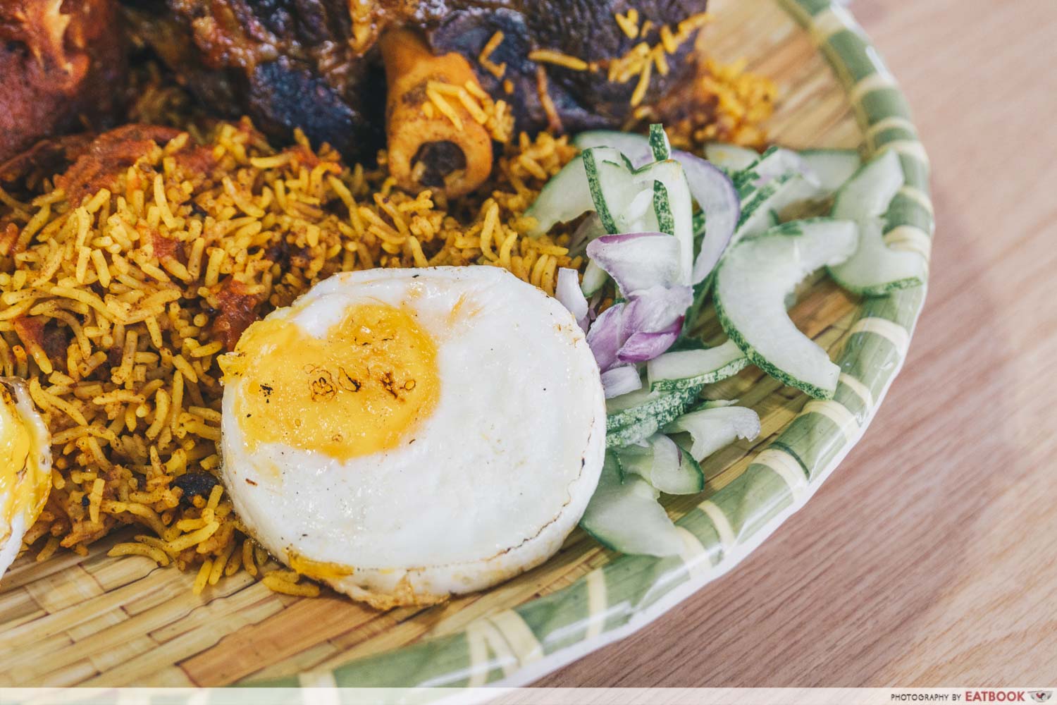 bismi briyani - fried eggs