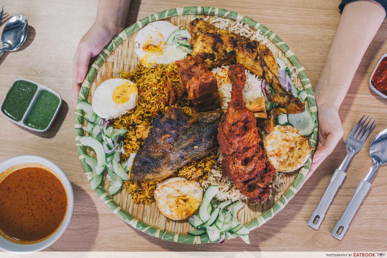 Bismi Briyani Review: XXL Briyani Platter With Lamb Shank, Lamb Chop