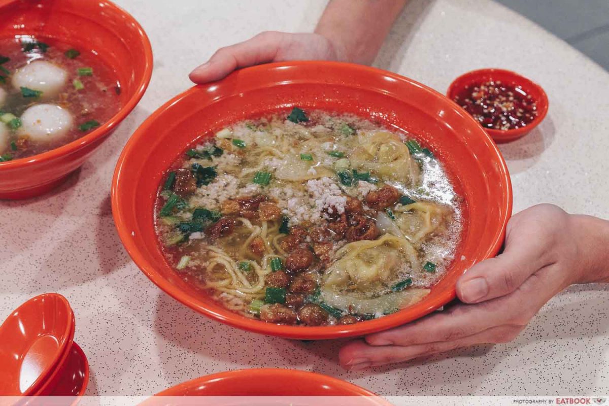 famous eunos bak chor mee bowl