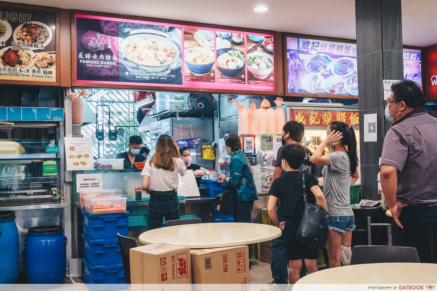 famous eunos bak chor mee stall