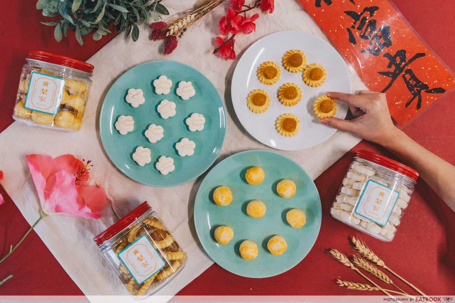 nyonya pineapple tarts cny goodies