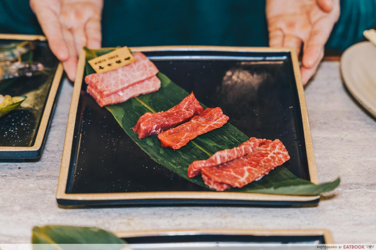 syohachi yakiniku wagyu tasting platter