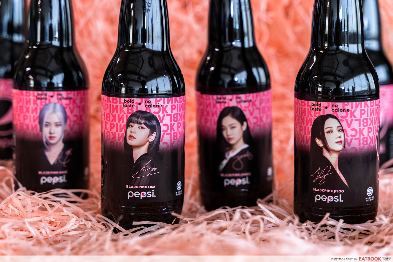 blackpink pepsi bottles