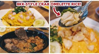 Flying Pig Review: $10 Thai Crab Meat Omelette Rice And More At Golden Mile Complex