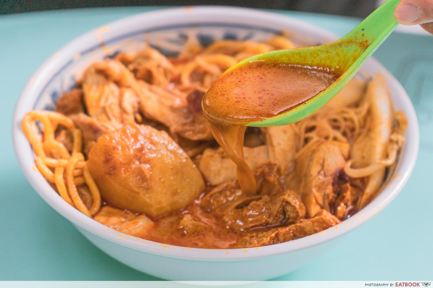 Heng Kee Curry Chicken Bee Hoon Mee - Tau pok