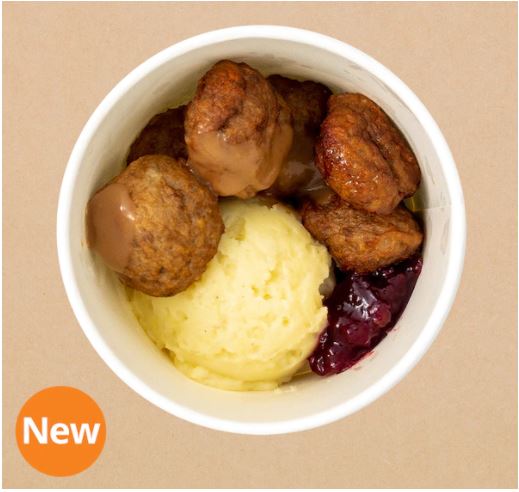 IKEA MEATBALLS IN A CUP