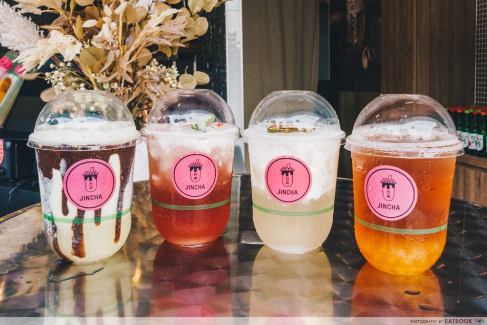 Jincha Review New Stall Has Korean Soju Bubble Tea And Macchiato Milk Teas Near Somerset