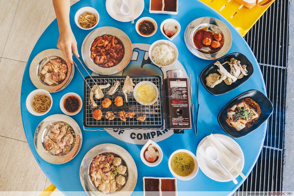 yakiniku tori yaro flatlay