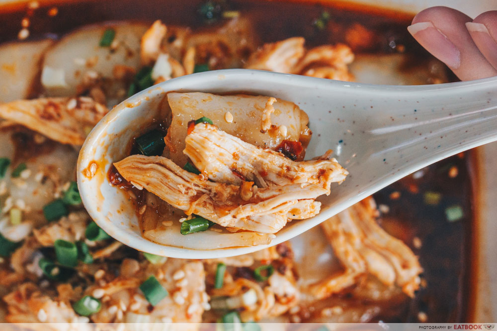 chicken happy congee