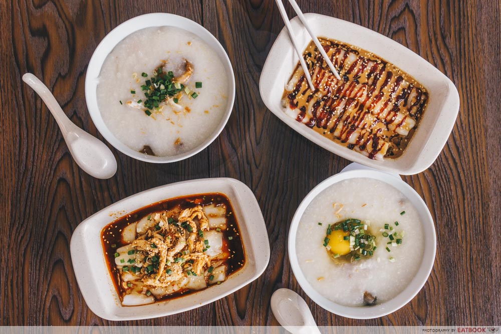 happy congee flatlay