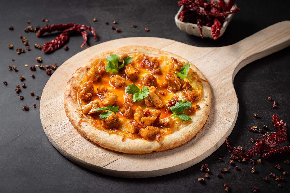 karaage mala pizza