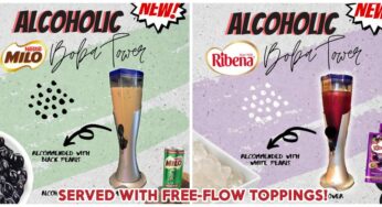 SMOObar Has 10 Alcoholic Boba Tower Flavours, Including Milo, Ribena, And Yakult Soju For $68++