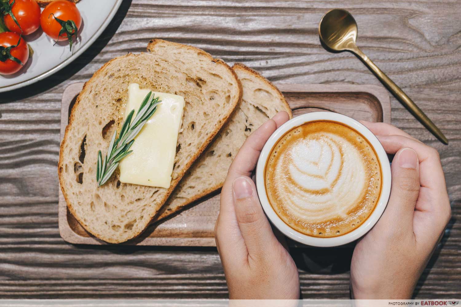 Burnt Cones - sourdough toast and coffee